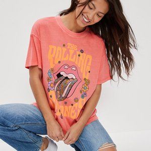AE Oversized Rolling Stones Graphic Tee